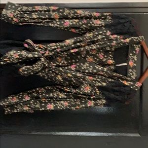 Lace song bird wrap top